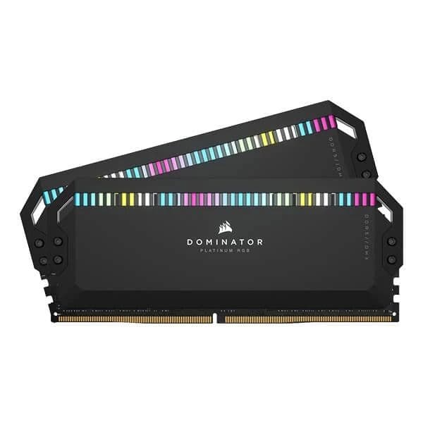 Corsair Dominator Platinum RGB 32GB (16GBx2) DDR5 5600MHz RAM (Black) - 1
