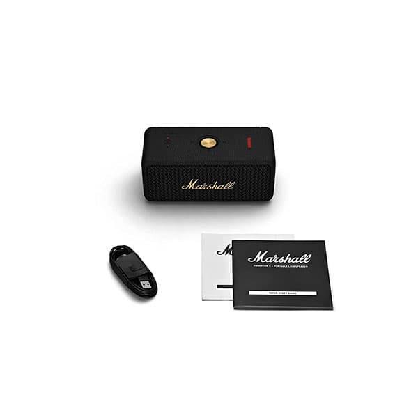 Marshall Emberton II Wireless Bluetooth Portable Speaker Black &amp; Brass - 4