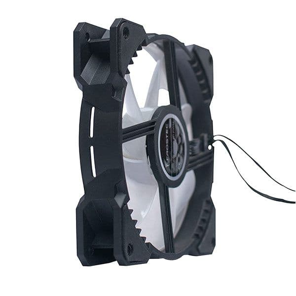 Frostec FS-120A ARGB PWM Fan (Single Fan) with Built in PWM Splitter and ARGB Splitter Black - 2