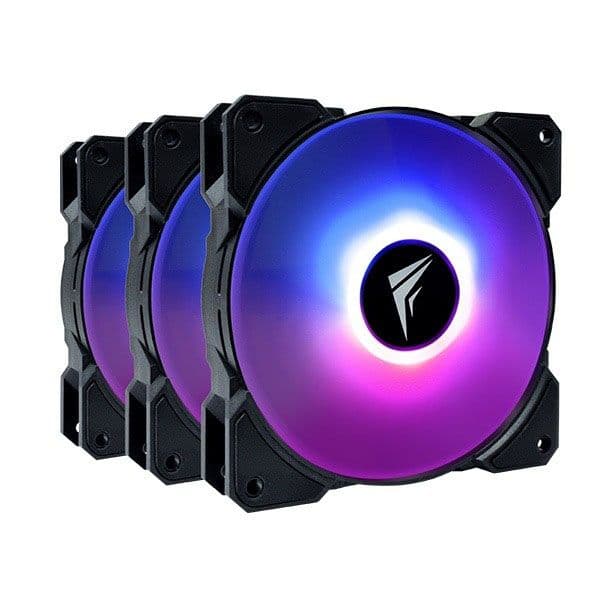 Frostec FS-120A 120mm Triple ARGB Fans Pack with ARGB Controller - 2