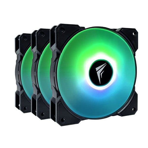Frostec FS-120A 120mm Triple ARGB Fans Pack with ARGB Controller - 3