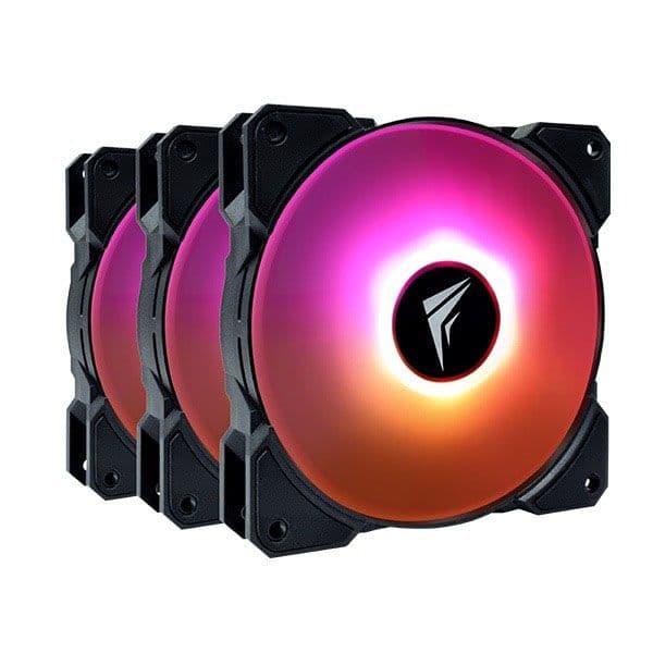 Frostec FS-120A 120mm Triple ARGB Fans Pack with ARGB Controller - 4