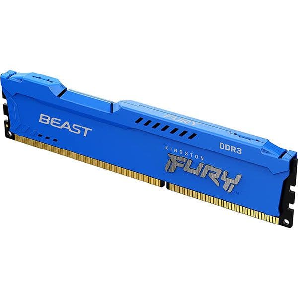 Kingston Fury Beast Blue 8GB 1866 MHz DDR3 Desktop Memory - 2