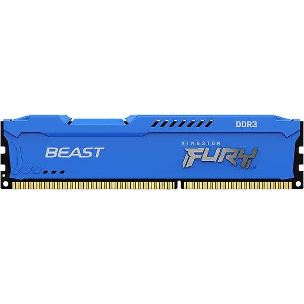 Kingston Fury Beast Blue 8GB 1866 MHz DDR3 Desktop Memory - 1