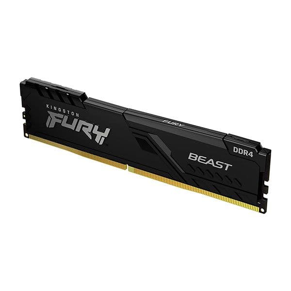 Kingston FURY Beast 8GB 3200MHz DDR4 Black Desktop Memory (KF432C16BB/8WP) - 3