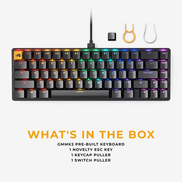 Glorious GMMK 2 TKL 65% Percent Gaming Keyboard RGB Black - 4