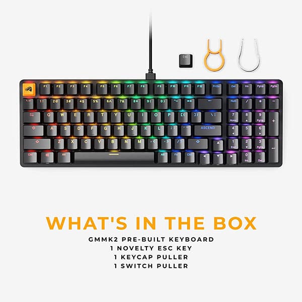 Glorious GMMK 2 TKL 96% Percent Gaming Keyboard RGB Black - 3