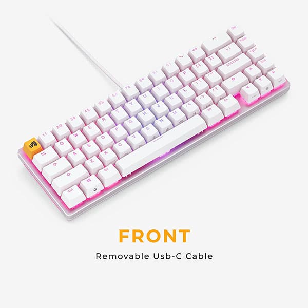 Glorious GMMK 2 TKL 65% Percent Gaming Keyboard RGB White - 5