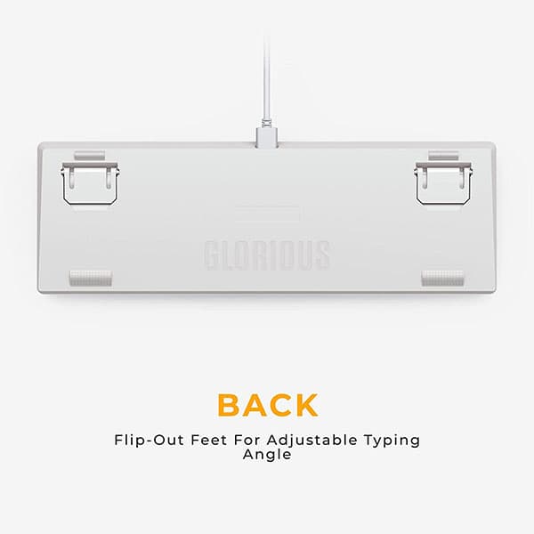 Glorious GMMK 2 TKL 65% Percent Gaming Keyboard RGB White - 4