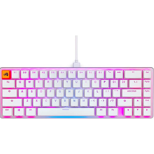 Glorious GMMK 2 TKL 65% Percent Gaming Keyboard RGB White - 1