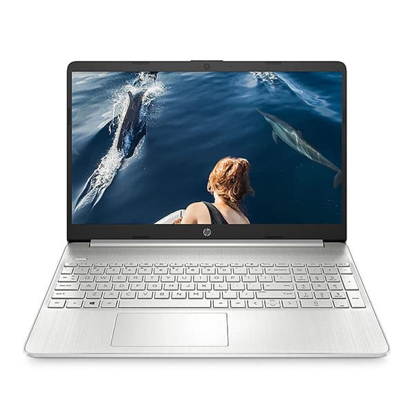 HP 15s-eq2144au Ryzen 5-5500U 8GB RAM/512GB SSD 15.6 inch(39cm) Micro-Edge Anti-Glare FHD Laptop (Natural Silver/AMD Radeon Graphics/Alexa/Dual Speakers/Fast Charge/Windows 11/MS Office) - 1