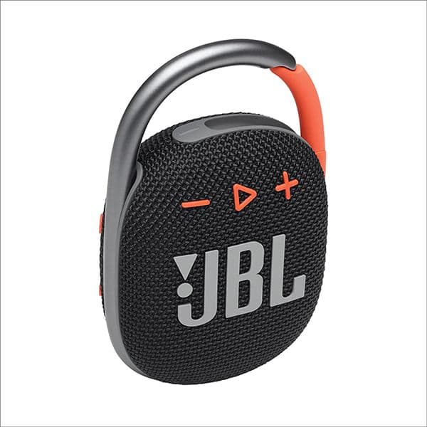 JBL Clip 4, Wireless Ultra Portable Bluetooth Speaker, (Black) - 4