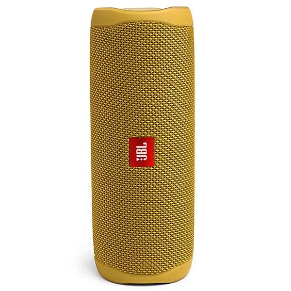 JBL Flip 5 Wireless Portable Bluetooth Speaker, Yellow - 1
