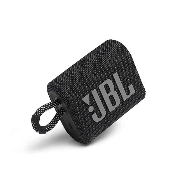 JBL Go 3, Wireless Ultra Portable Bluetooth Speaker (Black) - 1