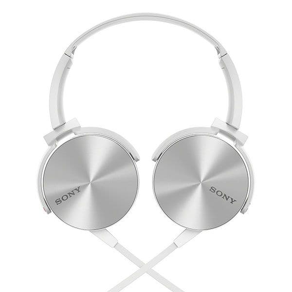 Sony MDR-XB450 Wired On Ear Headphone White - 3