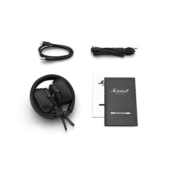 Marshall Major IV Wireless Bluetooth On Ear Headphone (Black) - 4