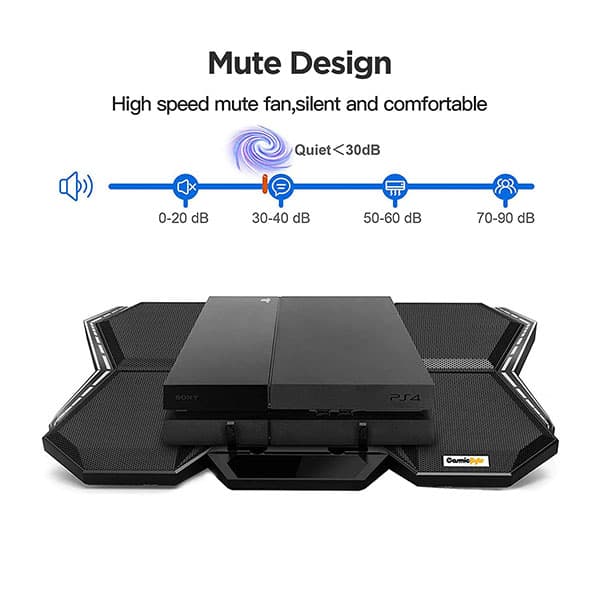 Cosmic Byte Meteoroid Blue LED Laptop Cooling pad - 2
