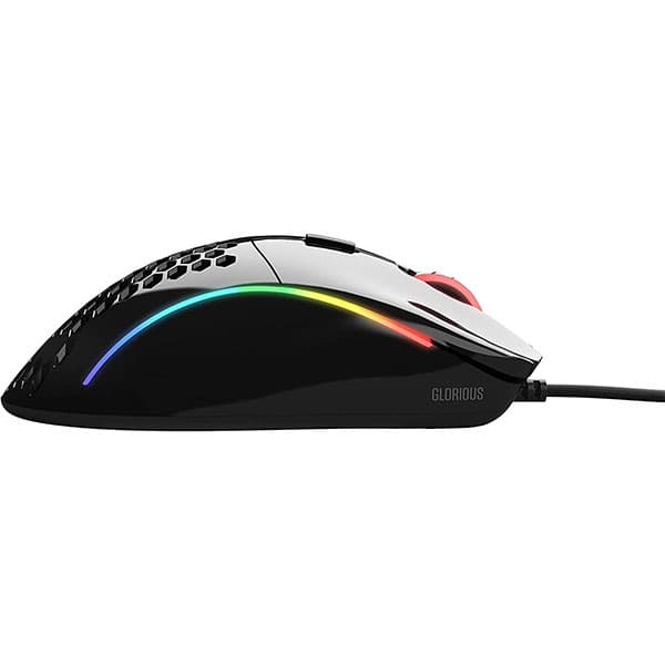 Glorious Model D Gaming Mouse Glossy Black Wired Mouse - 4
