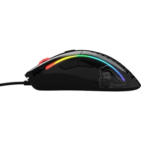 Glorious Model D Gaming Mouse Glossy Black Wired Mouse - 5