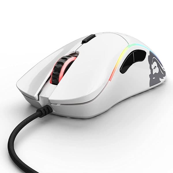 Glorious Model D Minus Wired Gaming Mouse Glossy White - 3