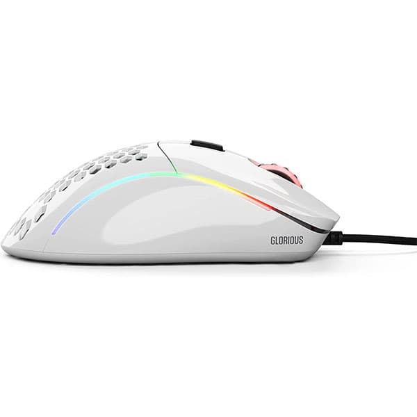 Glorious Model D Minus Wired Gaming Mouse Glossy White - 4