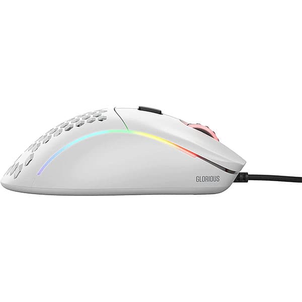 Glorious Model D Gaming Mouse Matte White Wired Mouse - 4