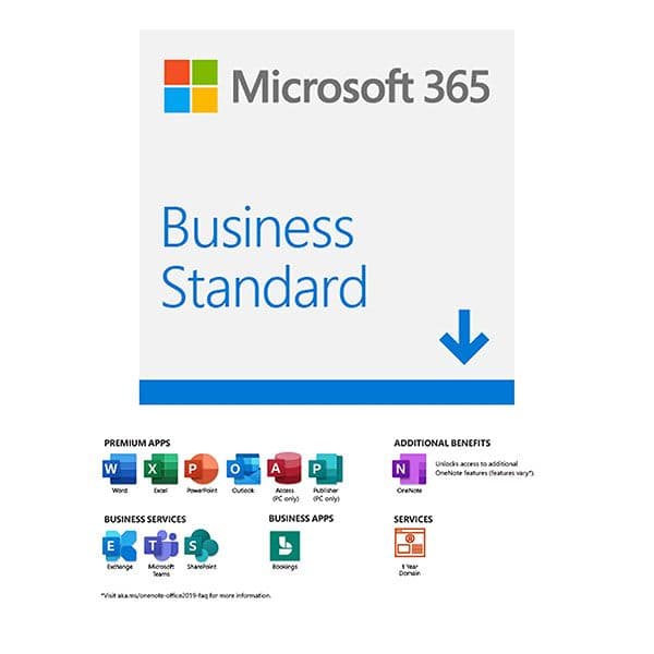 Microsoft Office 365 Business Standard 1 Year Subscription