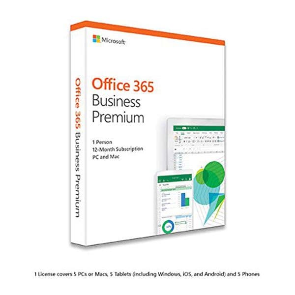 Microsoft Office 365 Business Premium 1 Year Subscription - 1