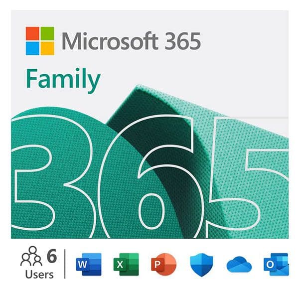 Microsoft Office 365 Family 1 Year Subscription