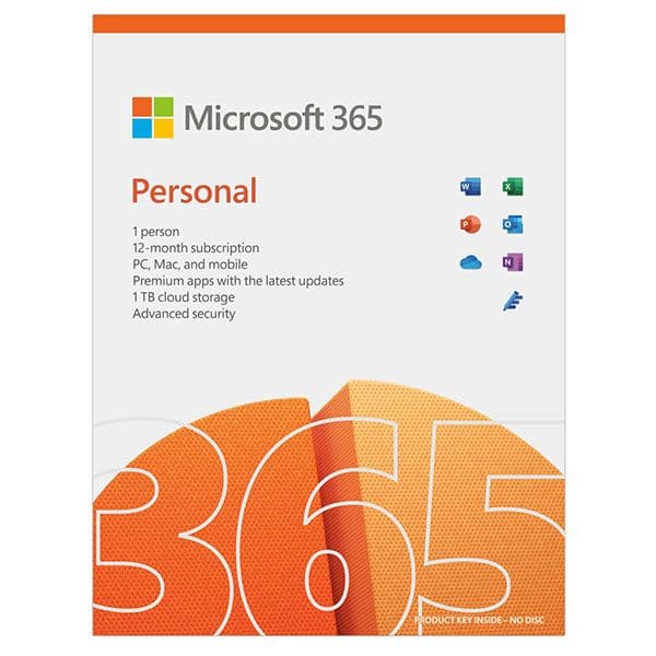 Microsoft Office 365 Personal 1 Year Subscription
