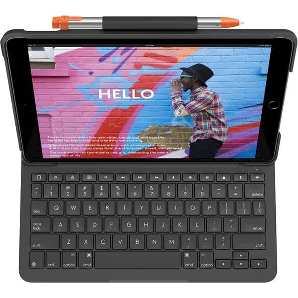 Logitech Slim Folio iPad Case with Wireless Bluetooth Keyboard - 3