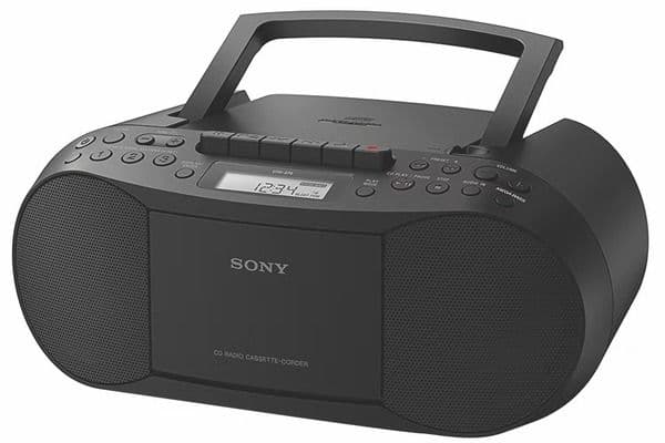 Sony CFD-S70 CD and Cassette Player With Radio (Black) - 2