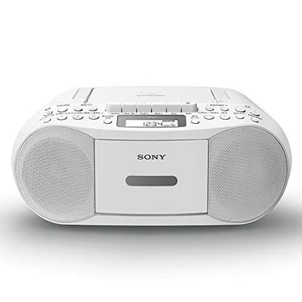 Sony CFD-S70 CD and Cassette Player With Radio (White) - 2