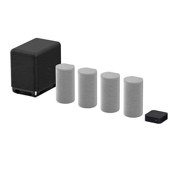 Sony HT-A9 7.1.4ch Home Theater Speaker System Multi-Dimensional Surround Sound Experience with 360 SSM and Wireless Subwoofer SA-SW5 - 1
