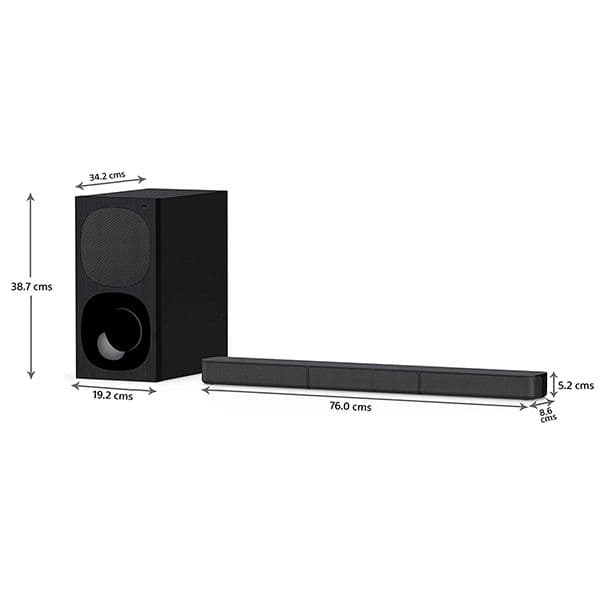 Sony HT-S20R Real 5.1ch Dolby Digital Sound bar for TV with subwoofer and Compact Rear Speakers - 3