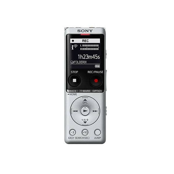 Sony ICD-UX570F 4GB Memory Light Weight Voice Recorder (White) - 1