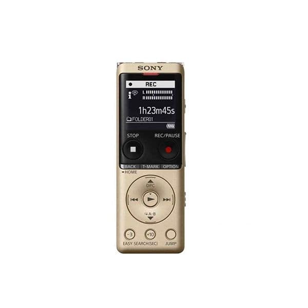 Sony ICD-UX570F Light Weight Voice Recorder 4GB Memory (Gold) - 1