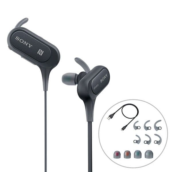Sony Extra Bass MDR-XB50BS in-Ear Active Sports Wireless Headphones (Black) - 2