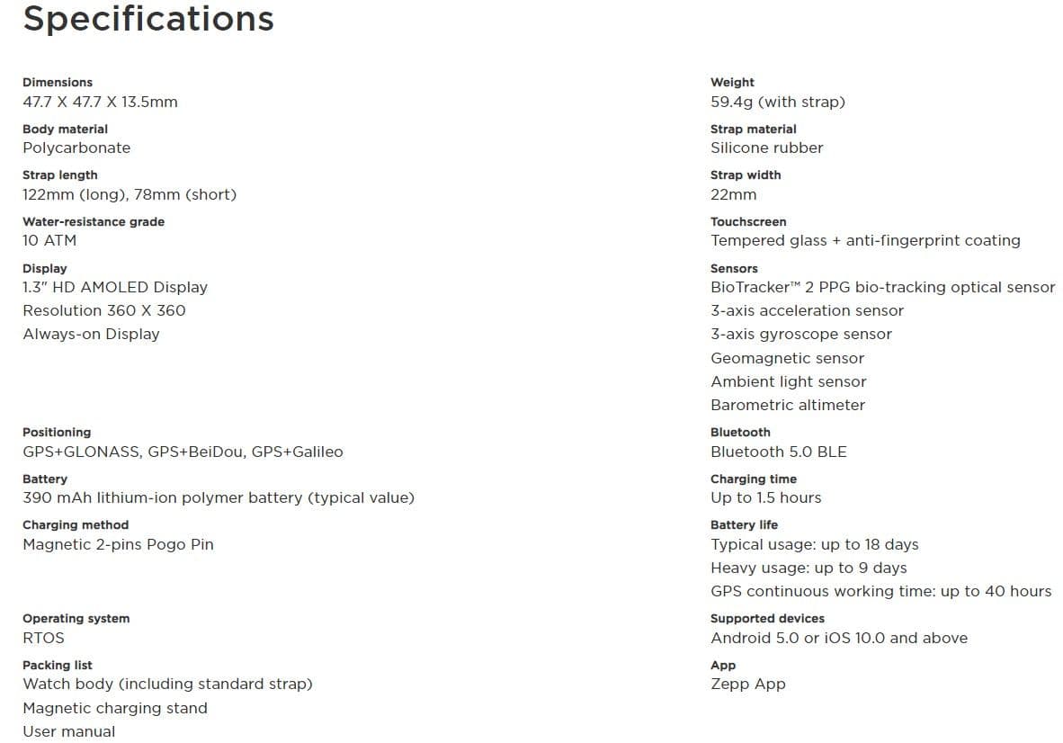 Amazfit T-Rex Pro Smartwatch Meteorite Black - 4