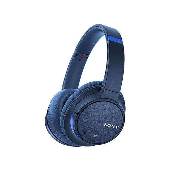 SONY WH-CH700N Active noise cancellation enabled Bluetooth Headset  (Blue, On the Ear)