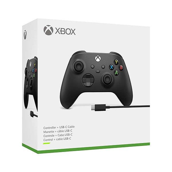Microsoft Xbox X/S Wireless Controller Carbon Black with USB C Cable - 3