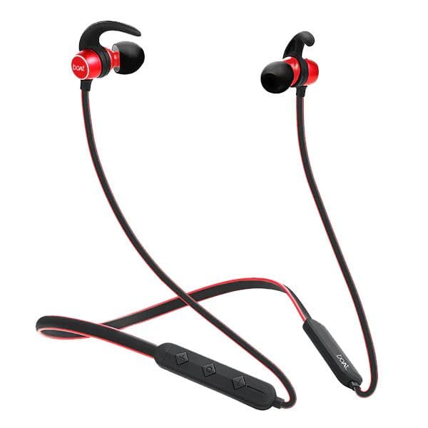 boAt Rockerz 255R Wireless Earphone (Red) - 1