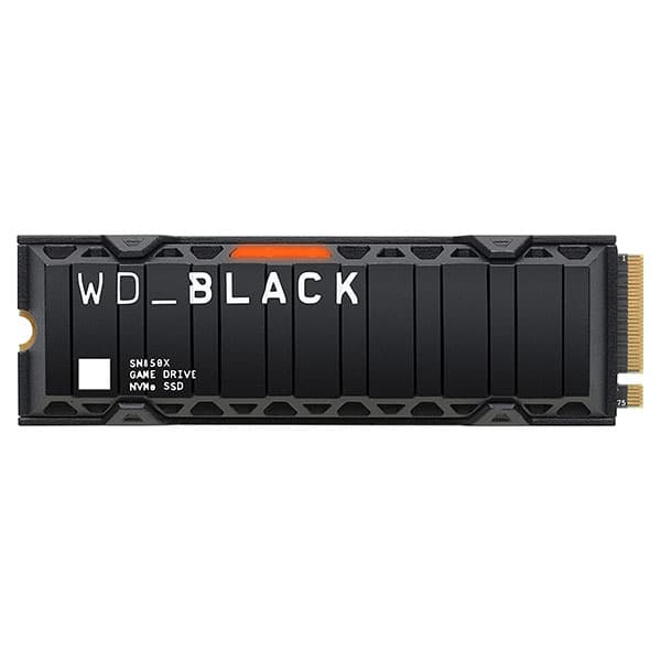 Western Digital Black SN850X 2TB M.2 NVMe Gen4 SSD (with Heatsink) - 1