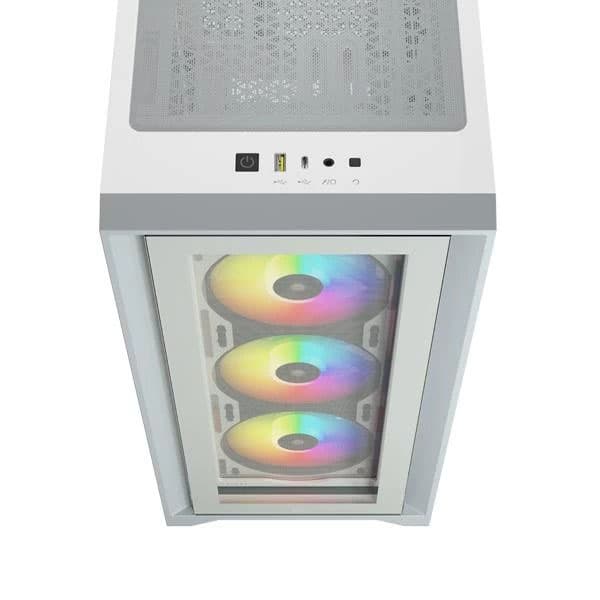 Corsair 4000X RGB Cabinet (White) - 2