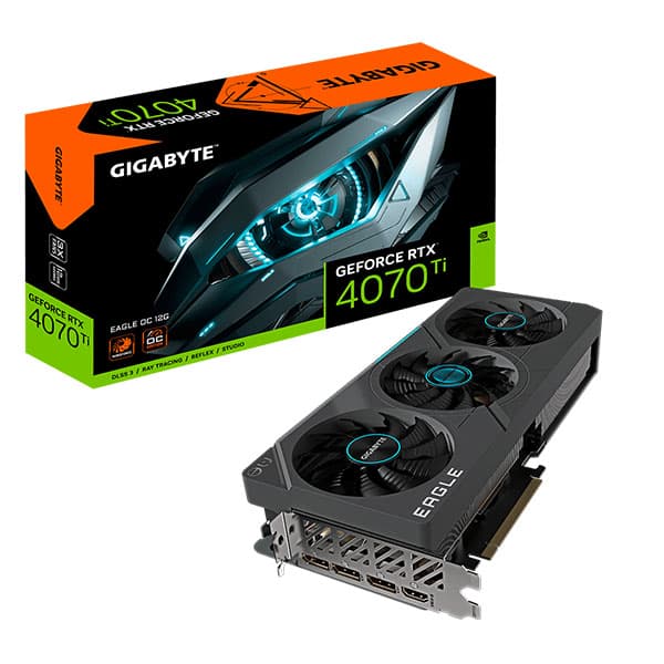 Gigabyte Aorus GeForce RTX 4070 Ti EAGLE OC 12G Graphic Card - 1