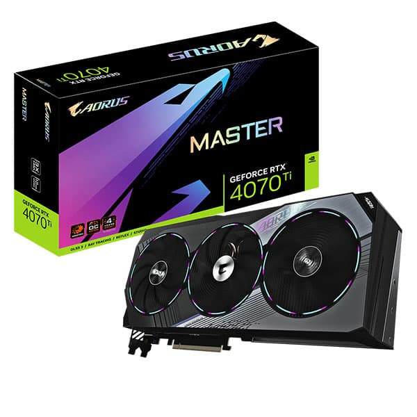 Gigabyte AORUS GeForce RTX 4070 Ti MASTER 12G Graphic Card - 1