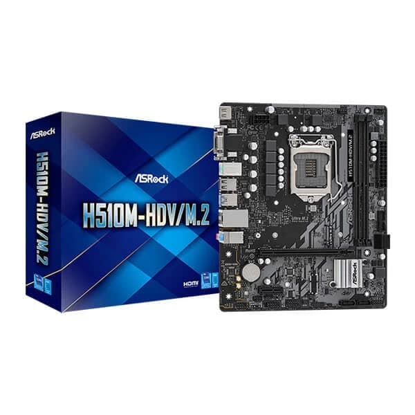 ASRock H510M-HDV/M.2 Intel Motherboard - 1