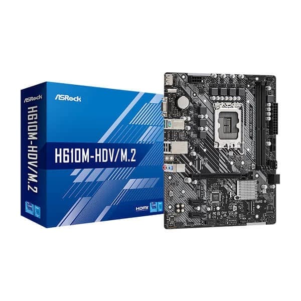 ASRock H610M-HDV/M.2 Intel Motherboard - 1