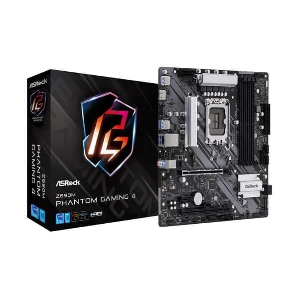 ASRock Z690M Phantom Gaming 4 Motherboard - 1