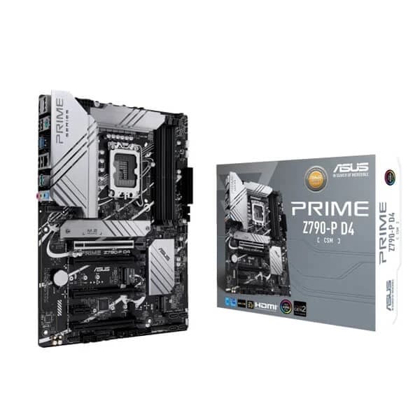 Asus PRIME Z790-P D4 CSM Intel Motherboard Supports Intel 12th, 13th & 14th Gen Processors - 1